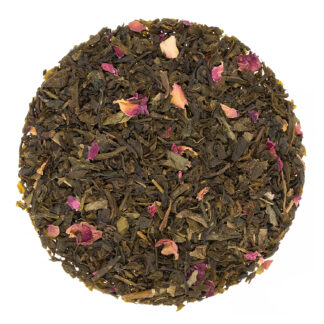 Green Tea with Rose Petals