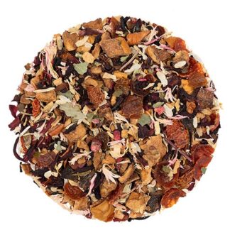 Loose Leaf Tea made with dried fruit pieces